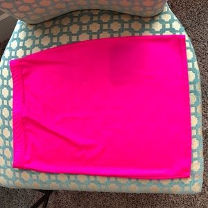 PLT Neon Pink Mini Skirt